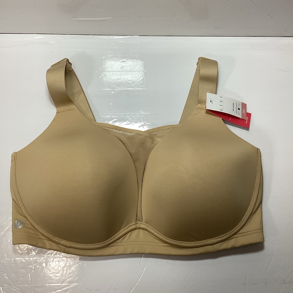 Lane Bryant Classic Beige Bra No Wire Size 38F